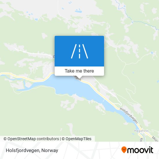 Holsfjordvegen map