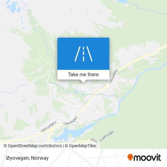 Øyovegen map