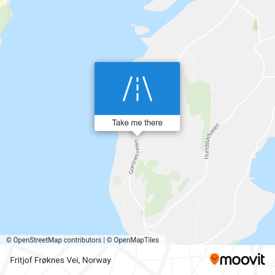 Fritjof Frøknes Vei map