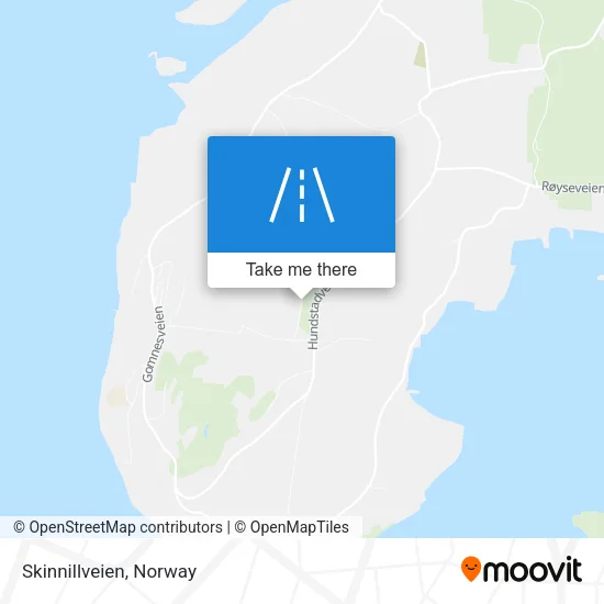 Skinnillveien map