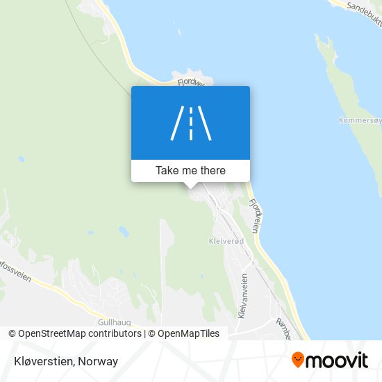 Kløverstien map