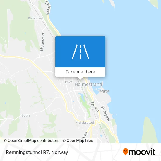Rømningstunnel R7 map