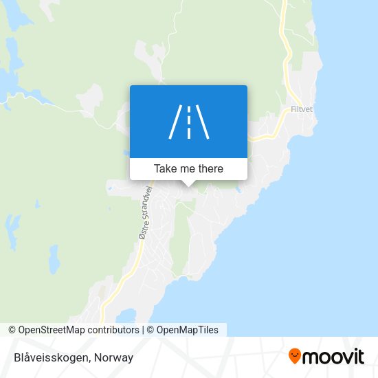 Blåveisskogen map