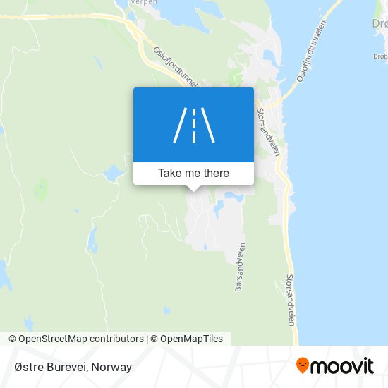 Østre Burevei map