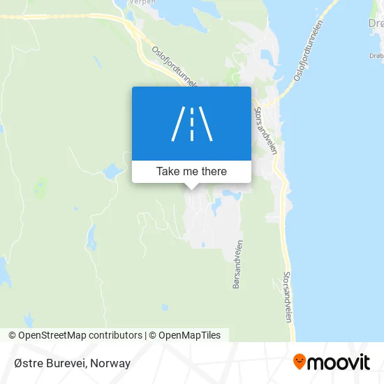 Østre Burevei map