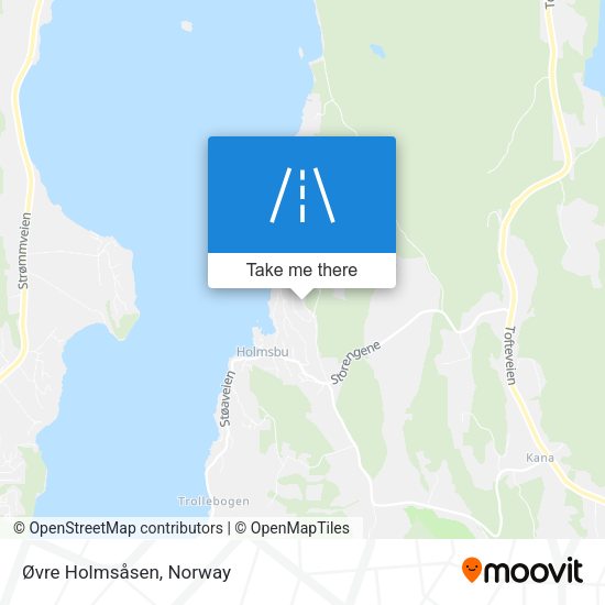 Øvre Holmsåsen map