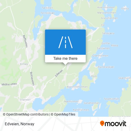 Edveien map