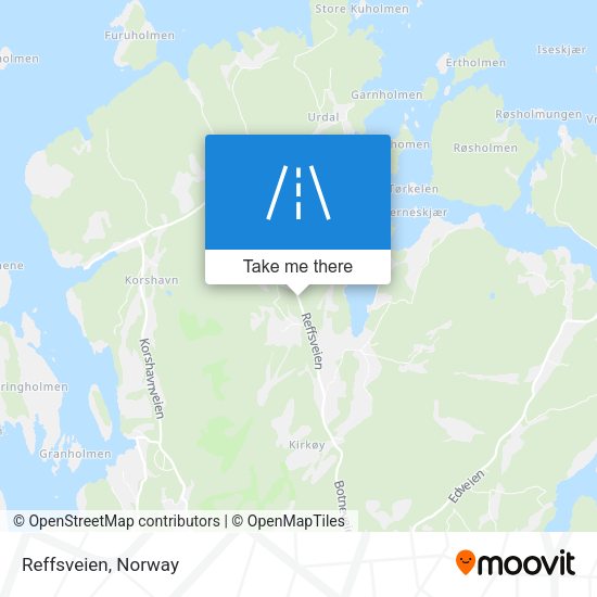 Reffsveien map