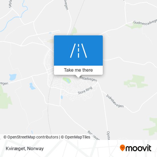 Kviræget map