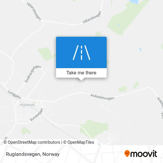 Ruglandsvegen map