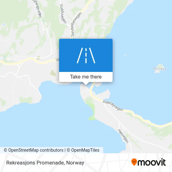 Rekreasjons Promenade map
