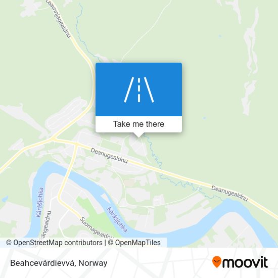 Beahcevárdievvá map