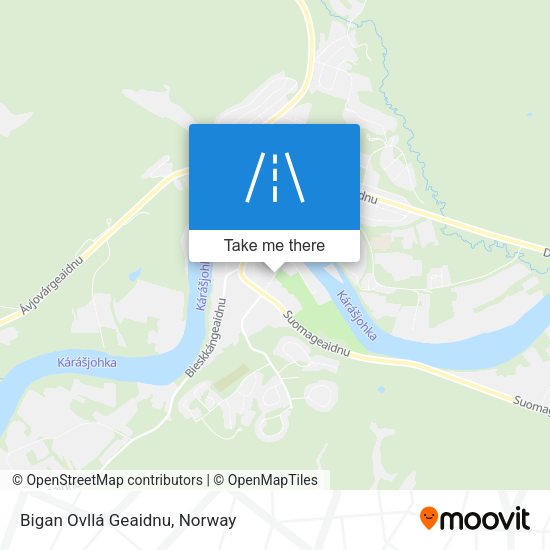 Bigan Ovllá Geaidnu map