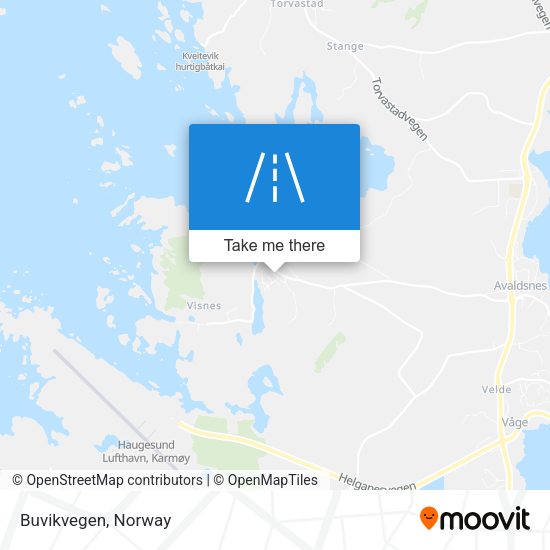 Buvikvegen map