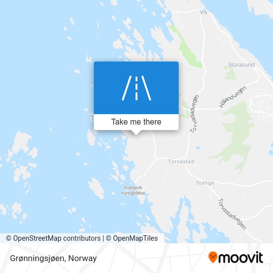 Grønningsjøen map