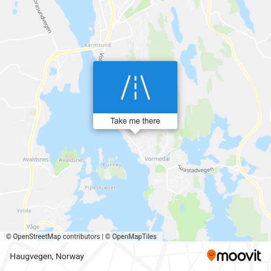 Haugvegen map