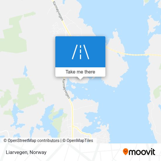 Liarvegen map