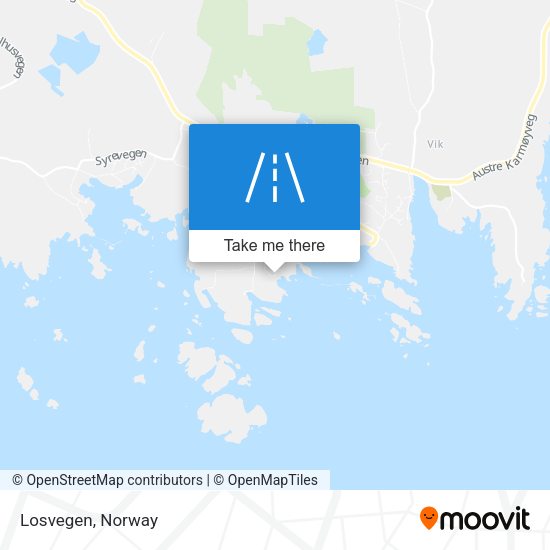 Losvegen map