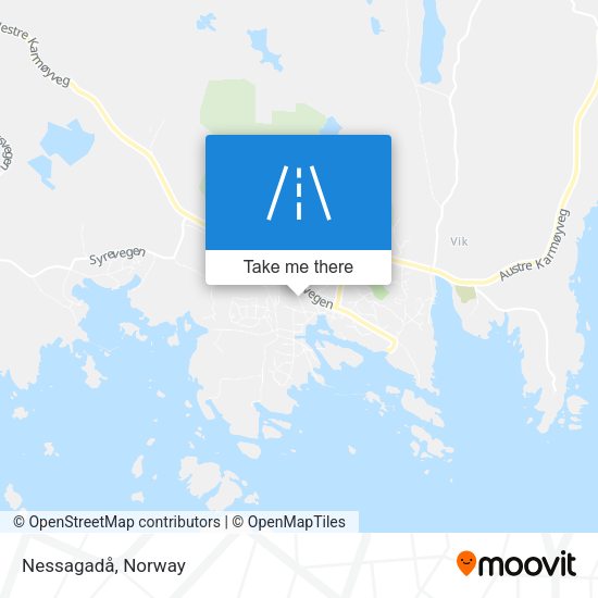 Nessagadå map