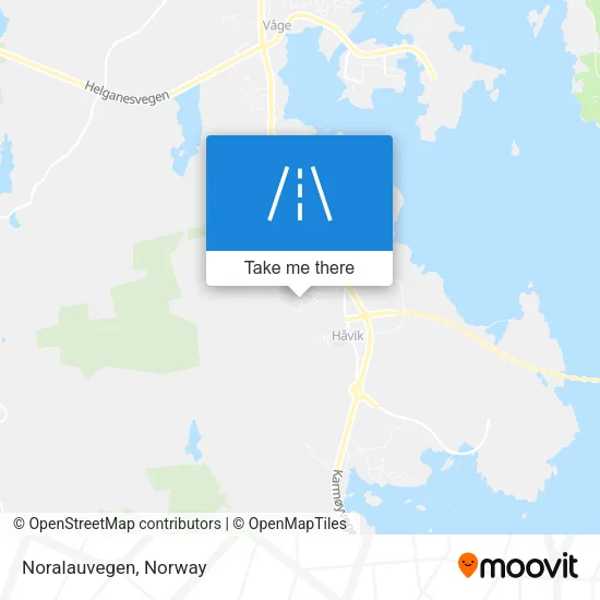 Noralauvegen map