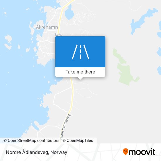 Nordre Ådlandsveg map