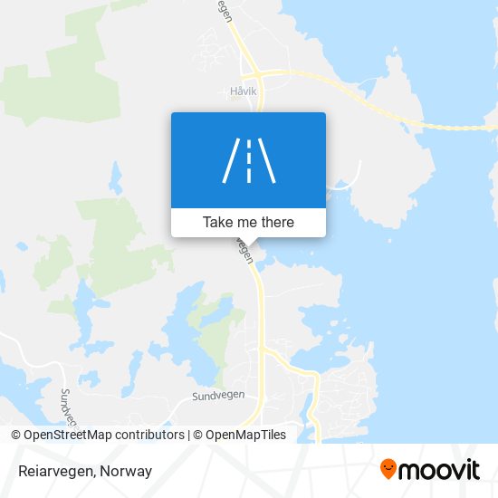 Reiarvegen map