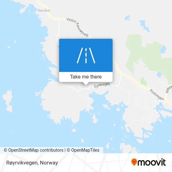 Røyrvikvegen map