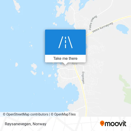 Røysanevegen map
