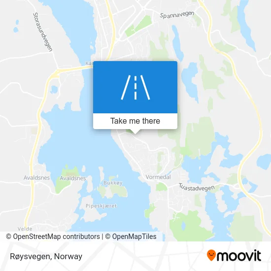 Røysvegen map