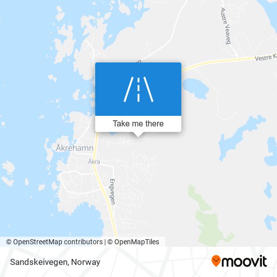 Sandskeivegen map