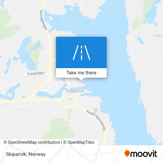 Skiparvik map