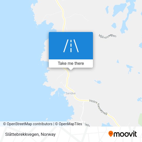 Slåttebrekkvegen map
