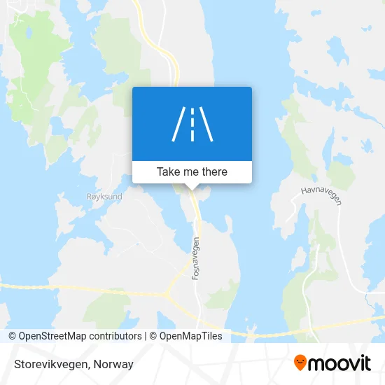 Storevikvegen map
