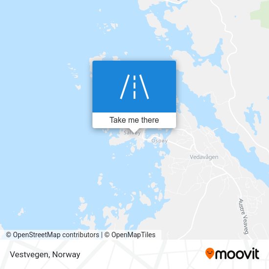 Vestvegen map