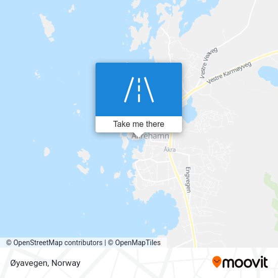 Øyavegen map