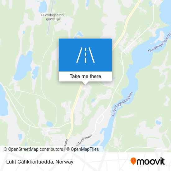 Lulit Gáhkkorluodda map
