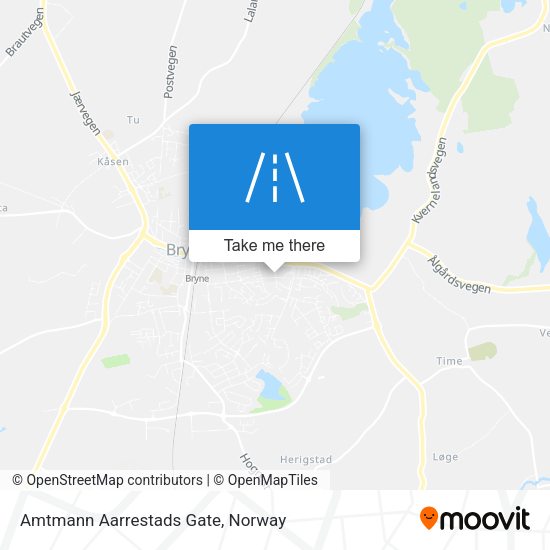 Amtmann Aarrestads Gate map