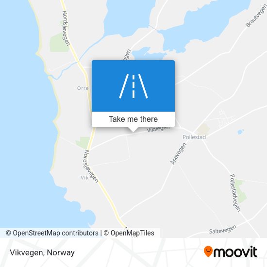 Vikvegen map