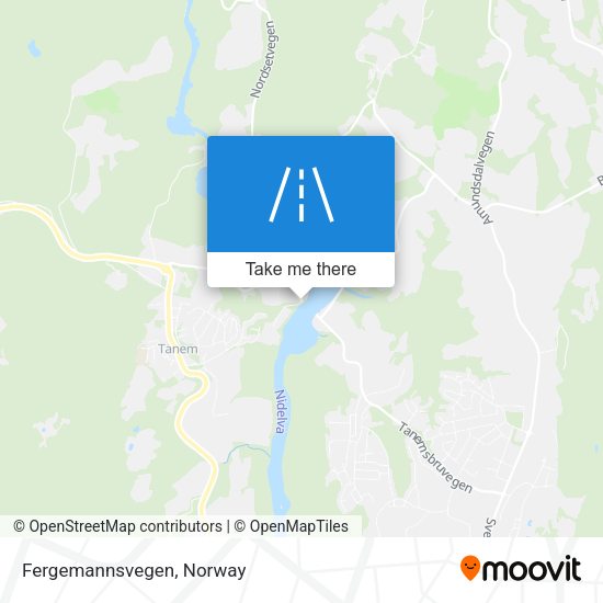 Fergemannsvegen map