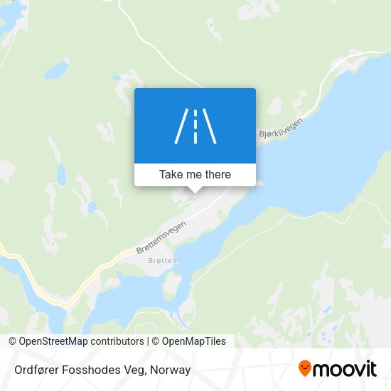 Ordfører Fosshodes Veg map