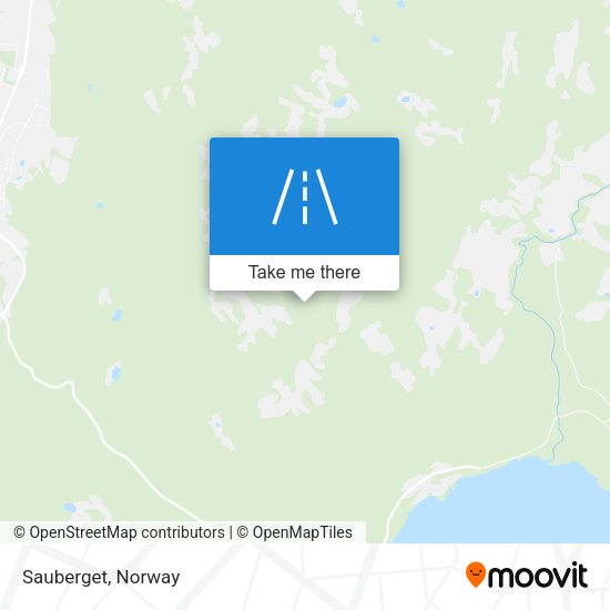 Sauberget map