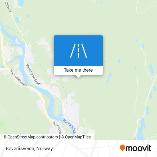 Beveråsveien map