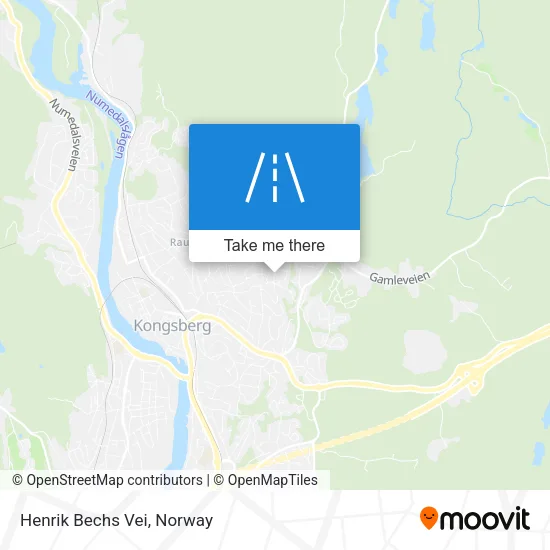 Henrik Bechs Vei map