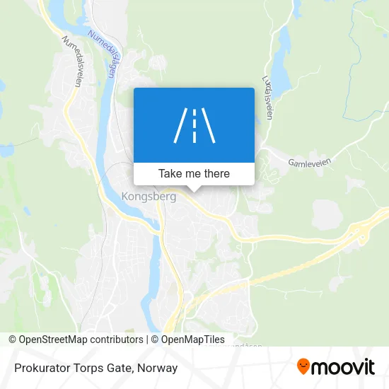 Prokurator Torps Gate map