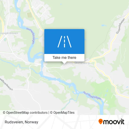 Rudsveien map