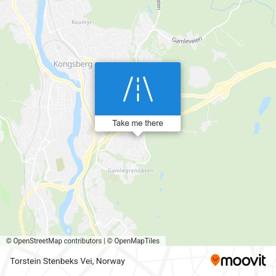 Torstein Stenbeks Vei map