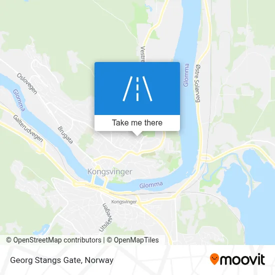 Georg Stangs Gate map