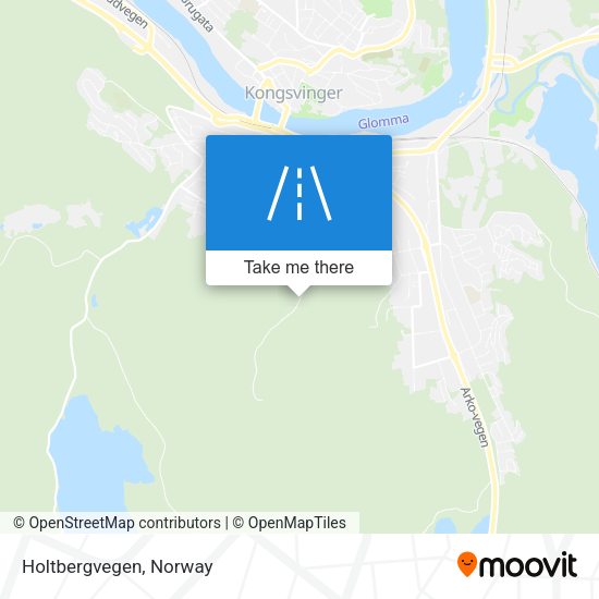 Holtbergvegen map