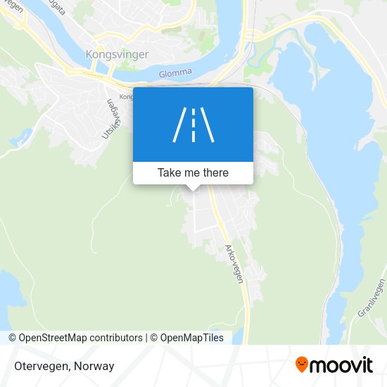 Otervegen map