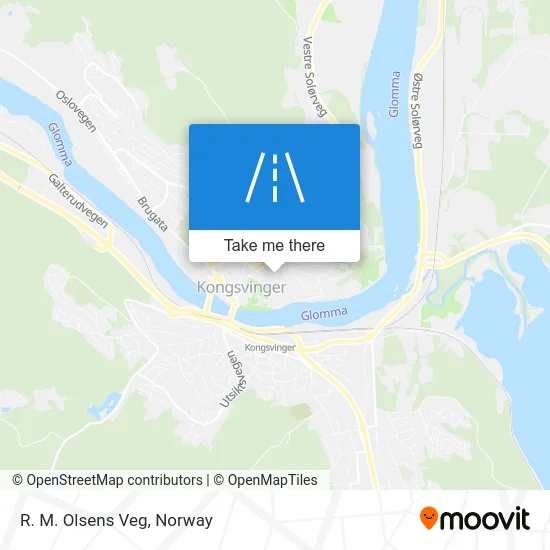 R. M. Olsens Veg map